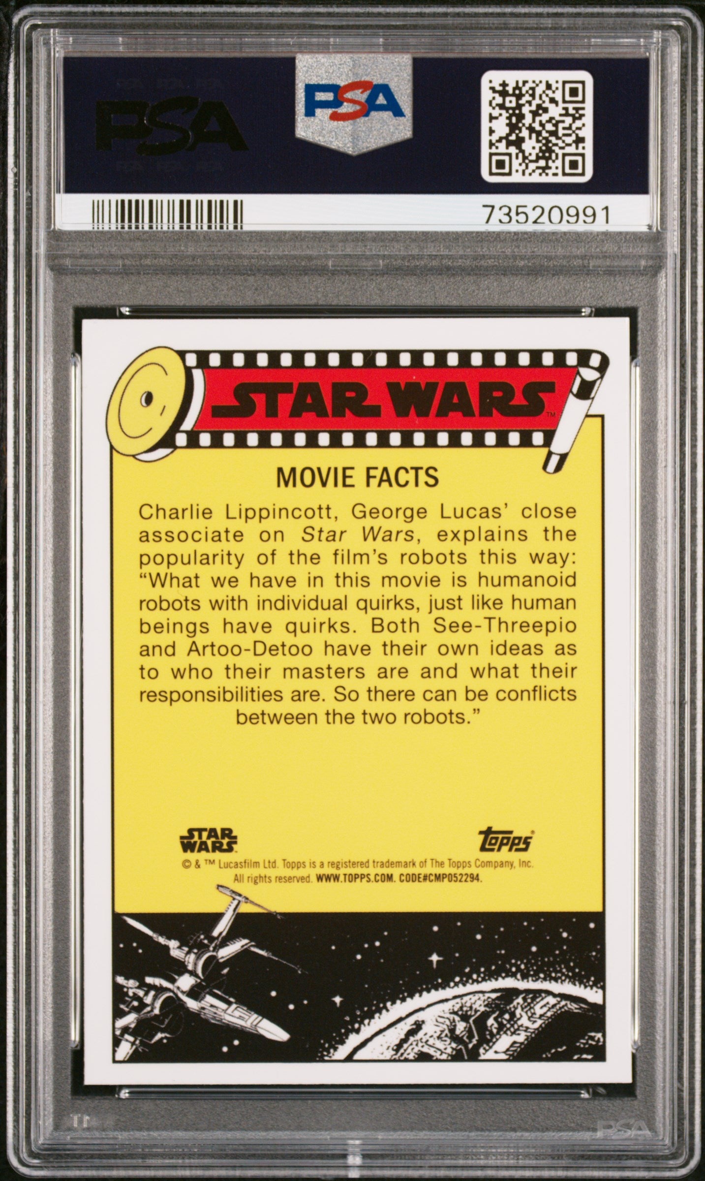 2022 Topps Chrome Sapphire Edition Star Wars Rwrd Victors Receive #54 PSA 10