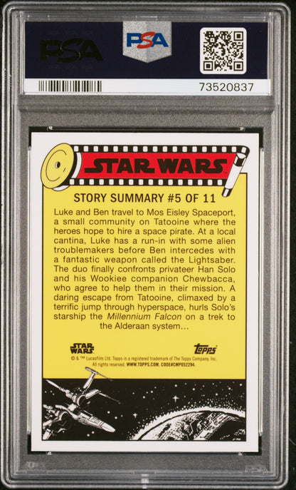 2022 Topps Chrome Sapphire Edition Star Wars Stpd. By Stormtroopers #29 PSA 9