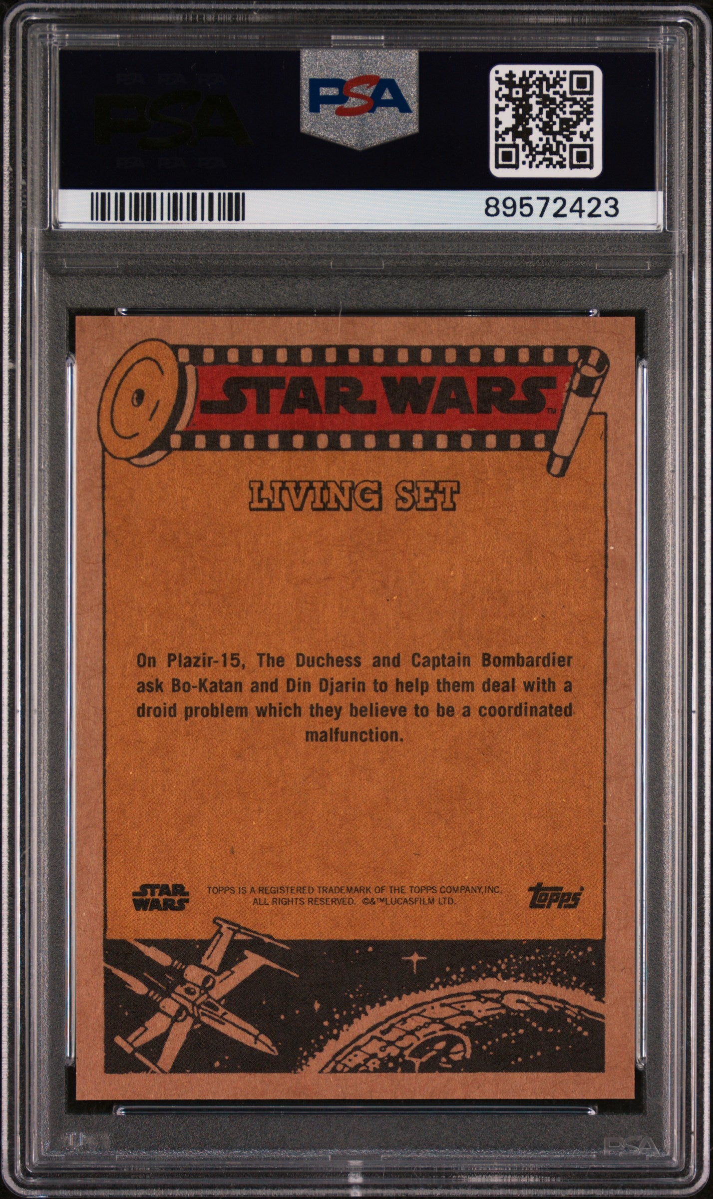 2024 Topps Star Wars Living The Duchess #484 PSA 10