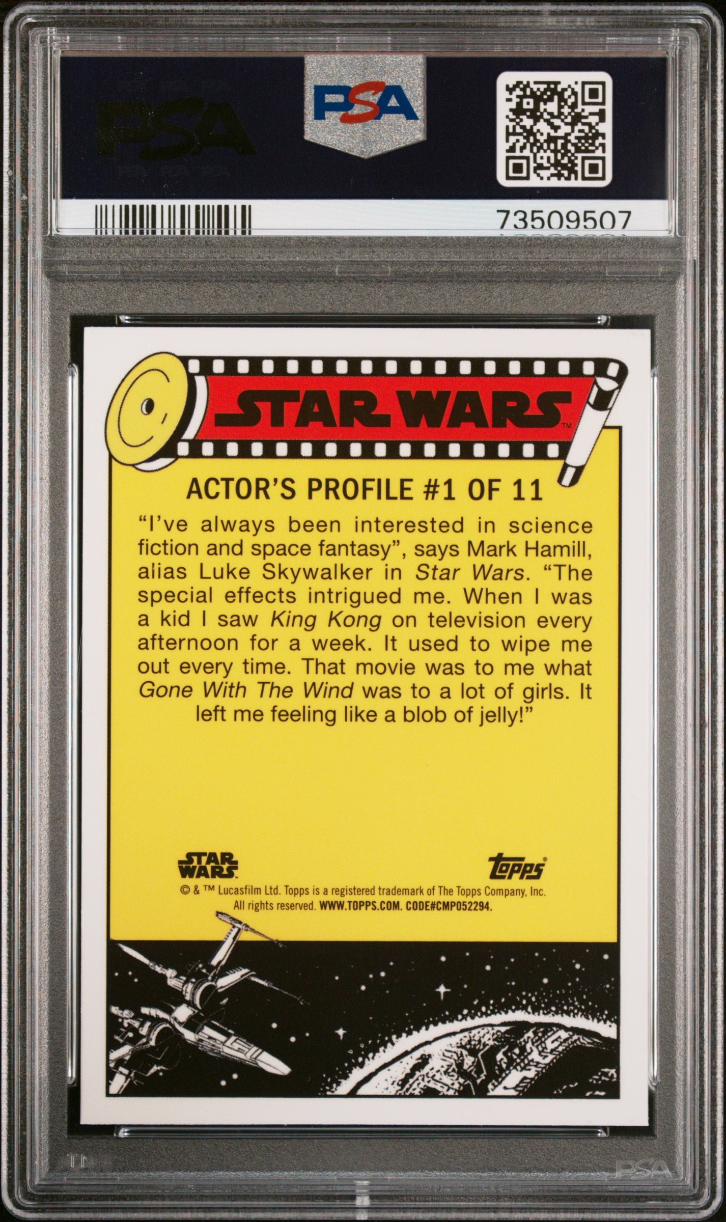 2022 Topps Chrome Sapphire Edition Star Wars Tusken Raider Advance #92 PSA 8