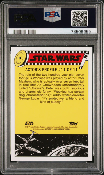 2022 Topps Chrome Sapphire Edition Star Wars The Rebel Fleet #127 PSA 8