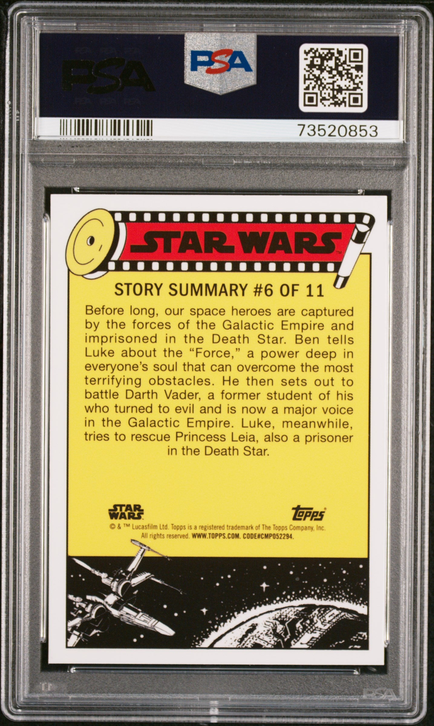 2022 Topps Chrome Sapphire Edition Star Wars Lord Vader’S Guards #32 PSA 10