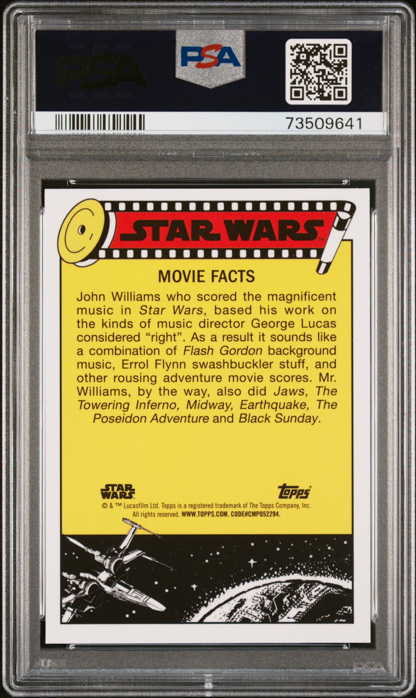 2022 Topps Chrome Sapphire Edition Star Wars R2 Threepio Searches #124 PSA 10
