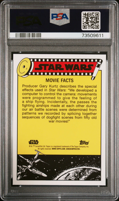2022 Topps Chrome Sapphire Edition Star Wars Heroism! Honored For #116 PSA 10