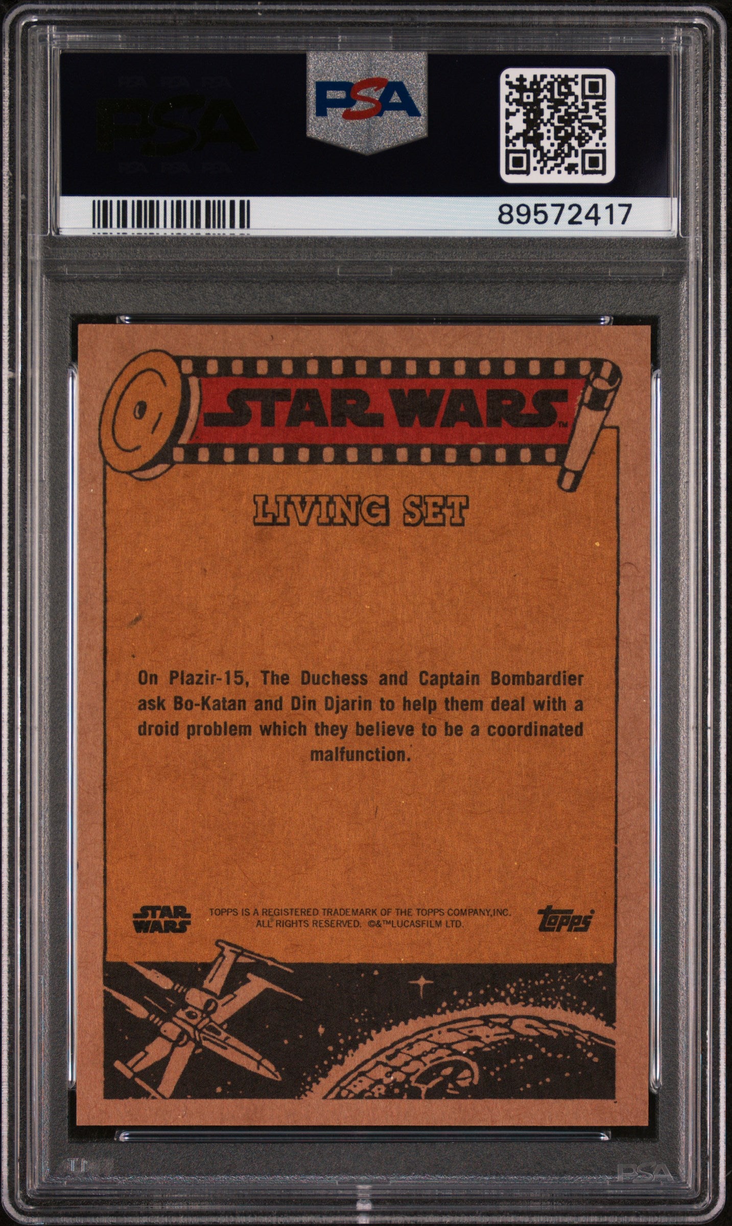 2024 Topps Star Wars Living The Duchess #484 PSA 10