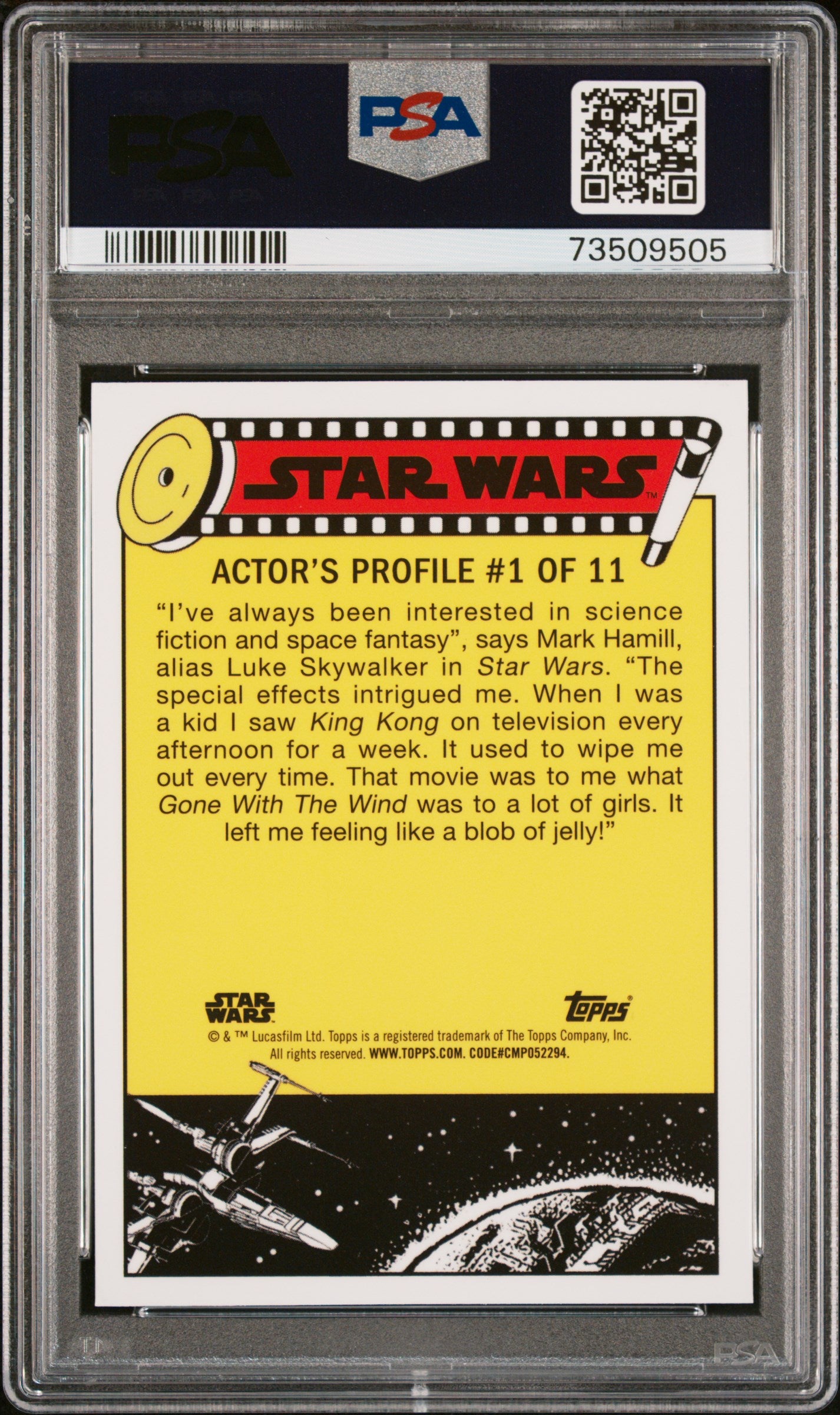 2022 Topps Chrome Sapphire Edition Star Wars Tusken Raider Advance #92 PSA 10