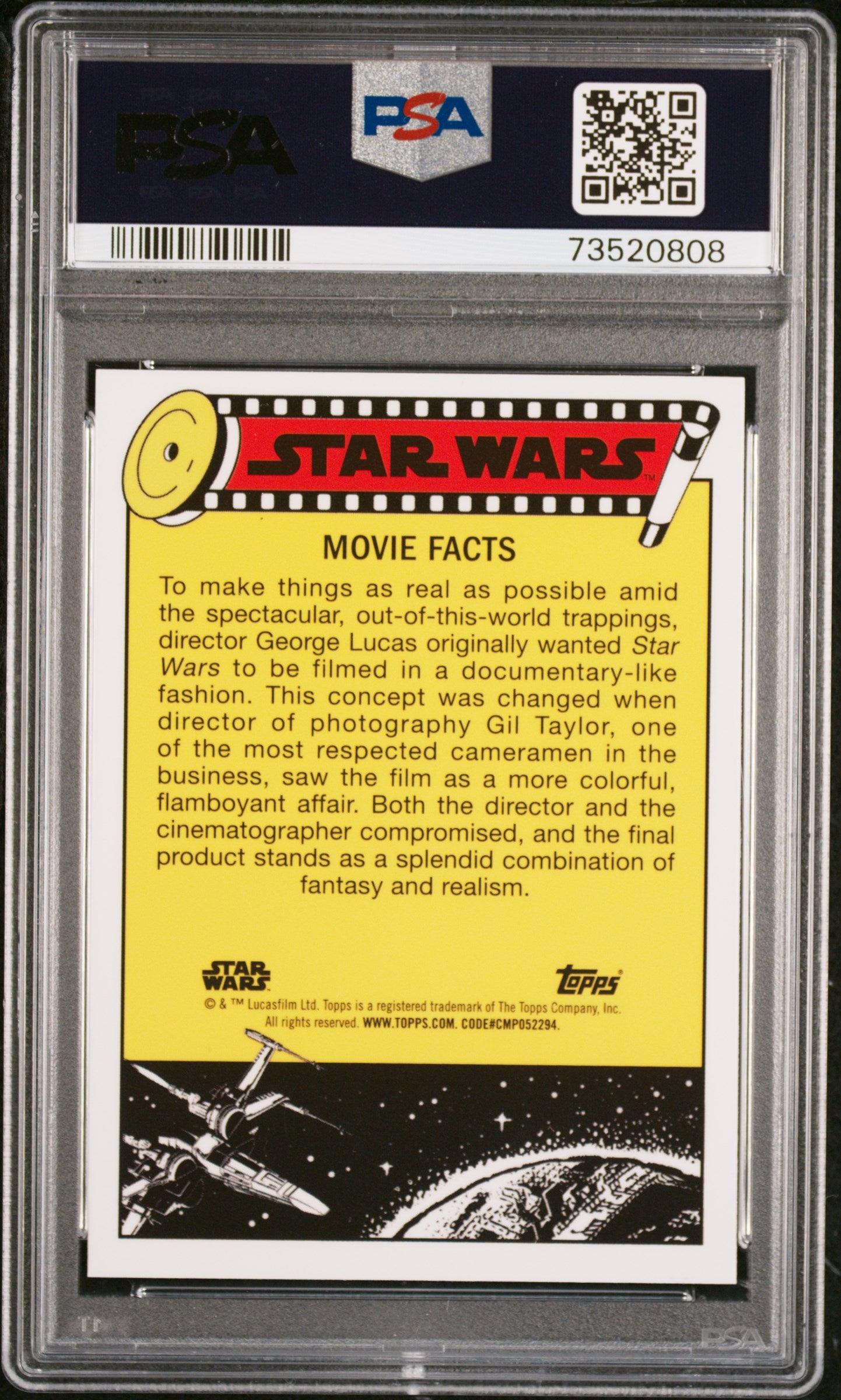 2022 Topps Chrome Sapphire Edition Star Wars Droids! Strmtrprs. SK #24 PSA 9