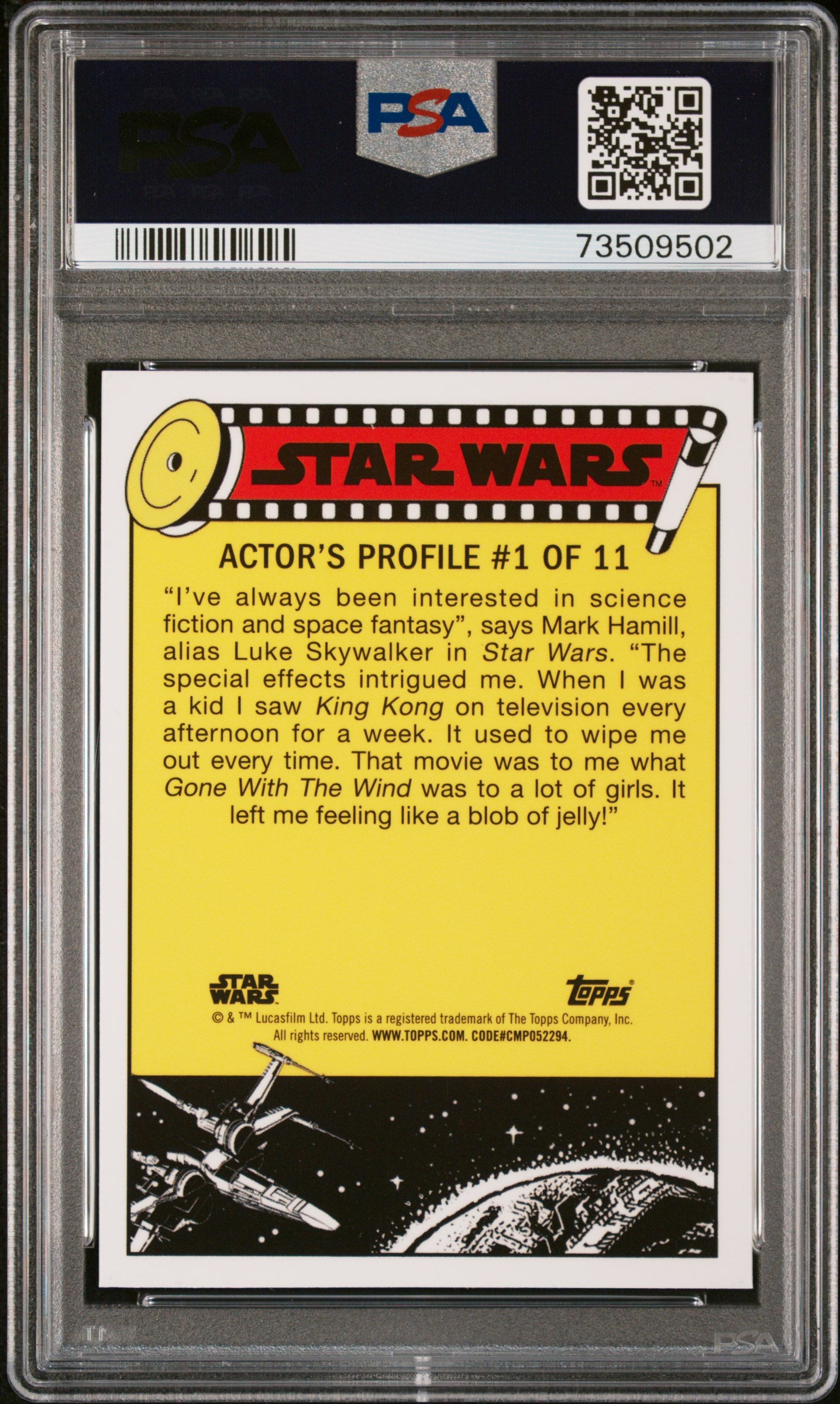 2022 Topps Chrome Sapphire Edition Star Wars Tusken Raider Advance #92 PSA 9