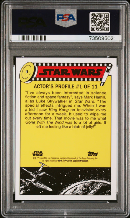 2022 Topps Chrome Sapphire Edition Star Wars Tusken Raider Advance #92 PSA 9