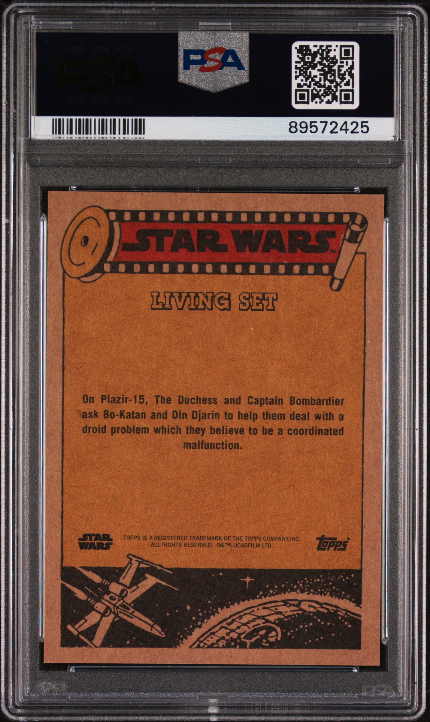 2024 Topps Star Wars Living The Duchess #484 PSA 10
