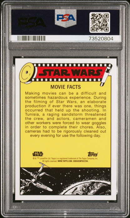 2022 Topps Chrome Sapphire Edition Star Wars Injured! See-Threepio #23 PSA 10