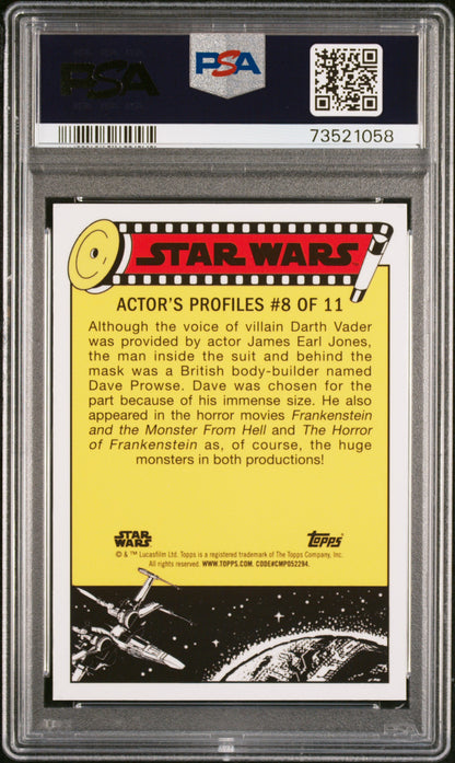 2022 Topps Chrome Sapphire Edition Star Wars Threepio’S Dsrt. Track #69 PSA 10
