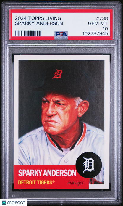 2024 Topps Living Sparky Anderson #738 PSA 10 102787945