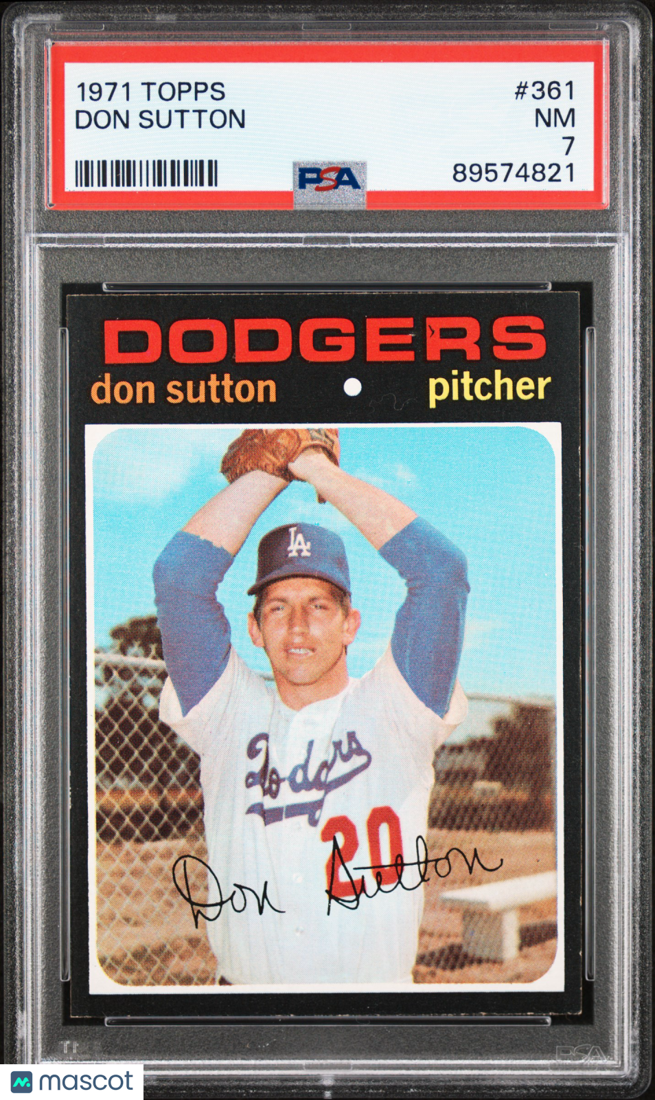1971 Topps Don Sutton #361 PSA 7 89574821
