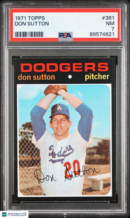 1971 Topps Don Sutton #361 PSA 7 89574821