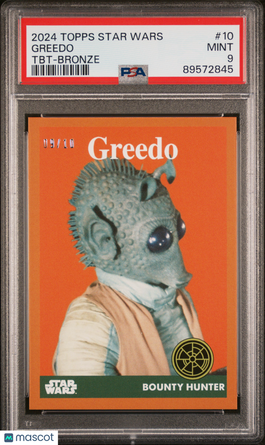2024 Topps Star Wars Throwback Thursday Greedo BRONZE #10 PSA 9