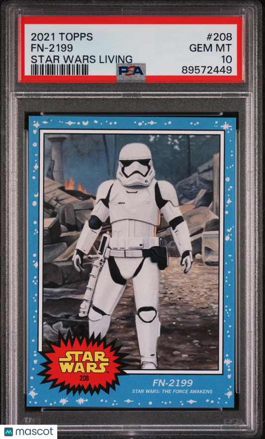 2021 Topps Star Wars Living FN-2199 #208 PSA 10