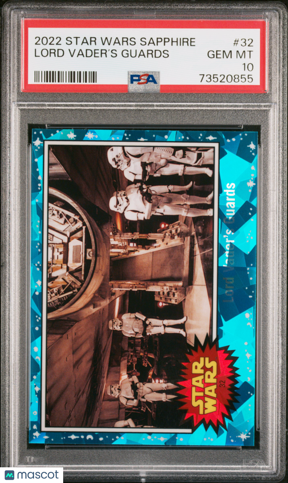 2022 Topps Chrome Sapphire Edition Star Wars Lord Vader’S Guards #32 PSA 10