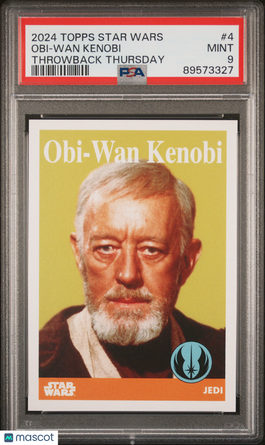 2024 Topps Star Wars Throwback Thursday Obi-Wan Kenobi #4 PSA 9