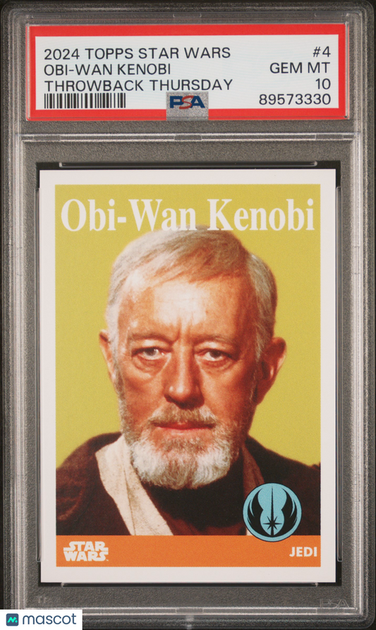 2024 Topps Star Wars Throwback Thursday Obi-Wan Kenobi #4 PSA 10