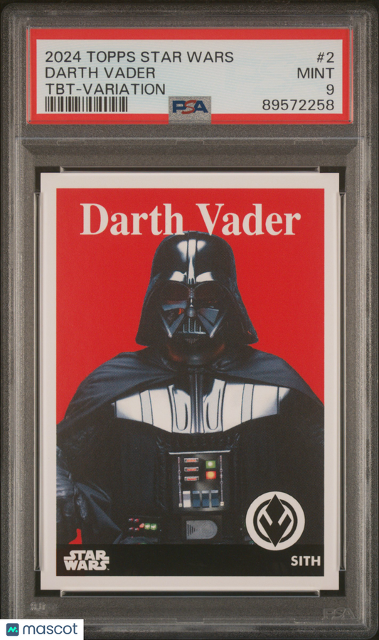 2024 Topps Star Wars Throwback Thursday Darth Vader #2 PSA 9